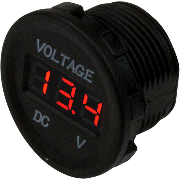 Sea-Dog Round Voltage Meter - 6V-30V 421615-1